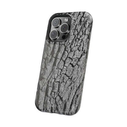 Bark Texture Magnetic Impact Phone Case