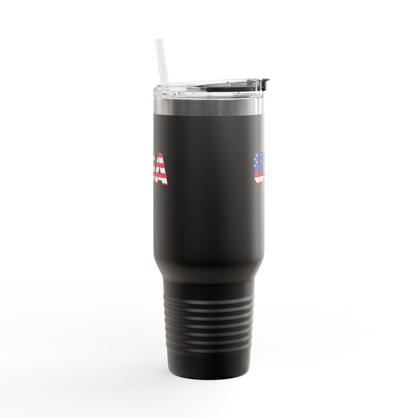 Insulated Travel Mug with USA Design - Perfect for Road Trips, Outdoor Adventures, and Gifts, 40oz Tumbler for Coffee, Tea, and More