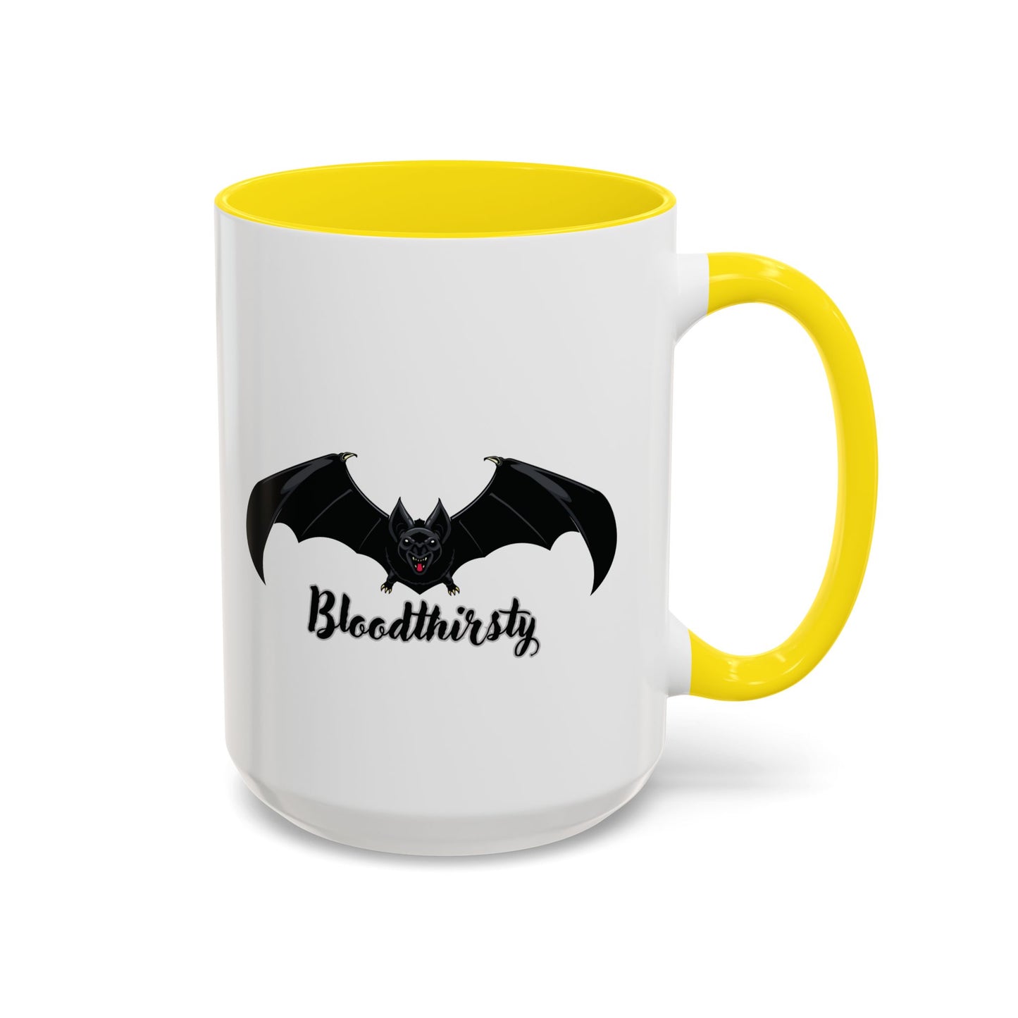 Bloodthirsty Bat Coffee Mug - Unique Halloween and Gothic Accents