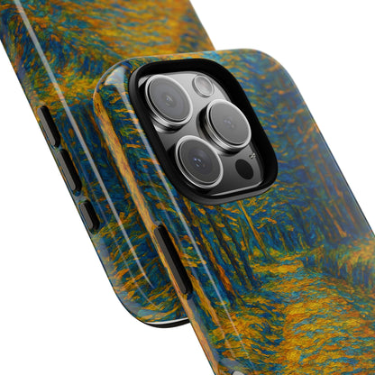 Artistic Phone Case for Nature Lovers, Tough Cases, Vibrant Design, Gift for Friends, Phone Accessories, Unique Artwork - TRV