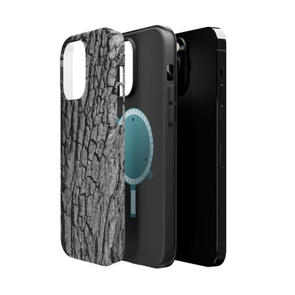 Bark Texture Magnetic Impact Phone Case
