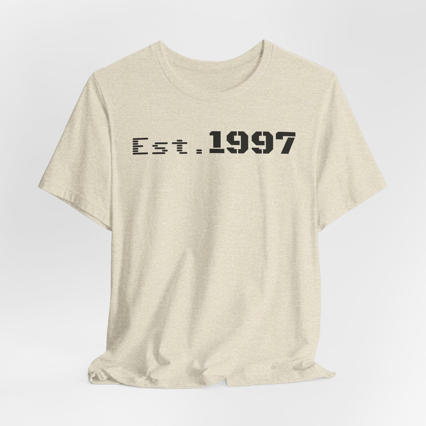 Vintage Est. 1997 Unisex Tee, Gift for Birthdays, Celebrations, Casual Wear, Retro Fashion, Cool Graphic T-Shirt - TRV