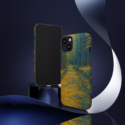 Artistic Phone Case for Nature Lovers, Tough Cases, Vibrant Design, Gift for Friends, Phone Accessories, Unique Artwork - TRV