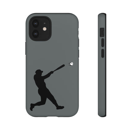 Printify baseball batter phone case, tough protective smartphone cover with baseball player design for fans.