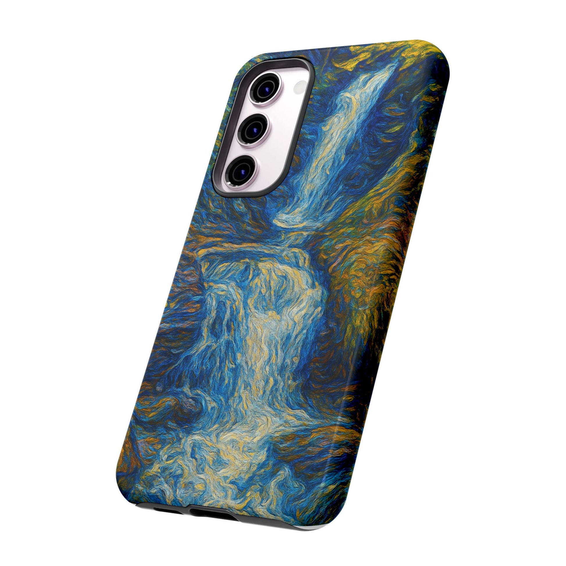 Artistic Phone Case - Waterfall Design, Unique Gift, Phone Accessory, Nature Lover, Original Artwork - TRV