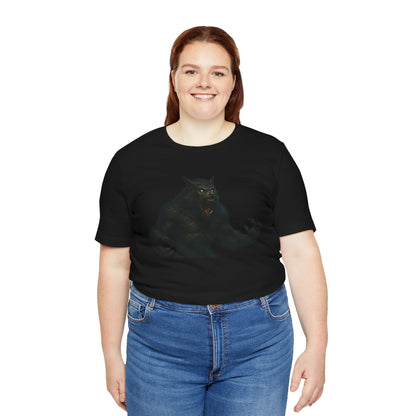 Werewolf Graphic Tee - Unisex Jersey Short Sleeve Shirt, Gift for Halloween, Casual Outfit, Animal Apparel, Unique T-Shirt