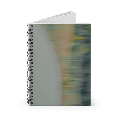 Tranquil Spiral Notebook - Ruled Lines for Mindful Journaling - TRV