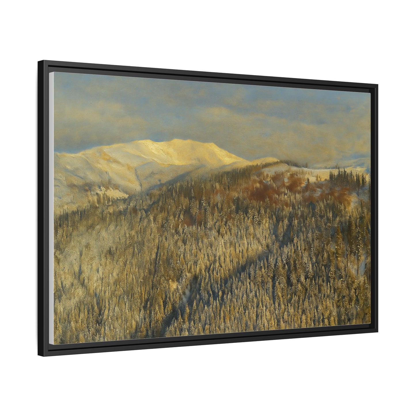 Framed Mountain Canvas Art, Perfect for Home Decor, Nature Wall Art, Gift for Nature Lovers, Cozy Atmosphere - TRV