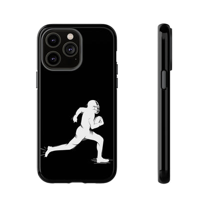 Football Player Phone Case, Tough Cases, Sports Phone Cover, Gift for Athletes, iPhone & Samsung Accessories, Running Player Design - TRV