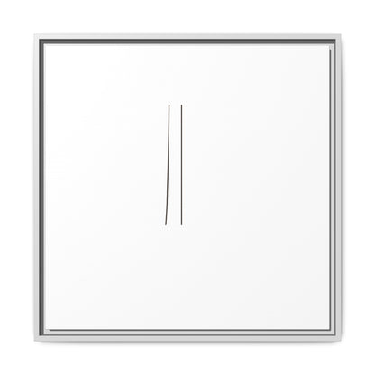 Minimal Line Art | Matte Canvas Framed