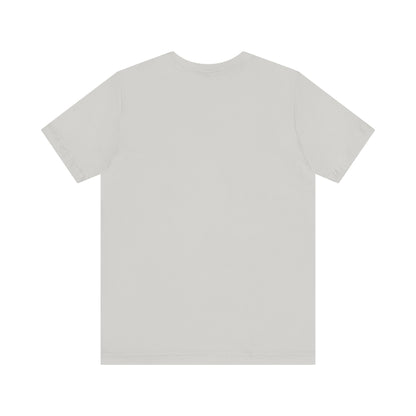 Romania flag T-shirt by Printify featuring a minimal waving tricolor design on a casual T-shirt.