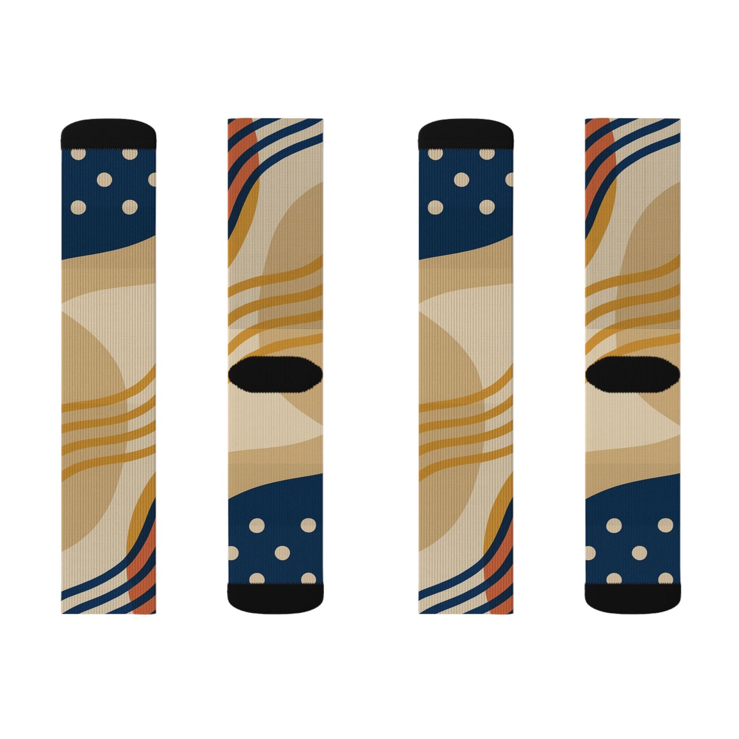 Sublimation Abstract Socks