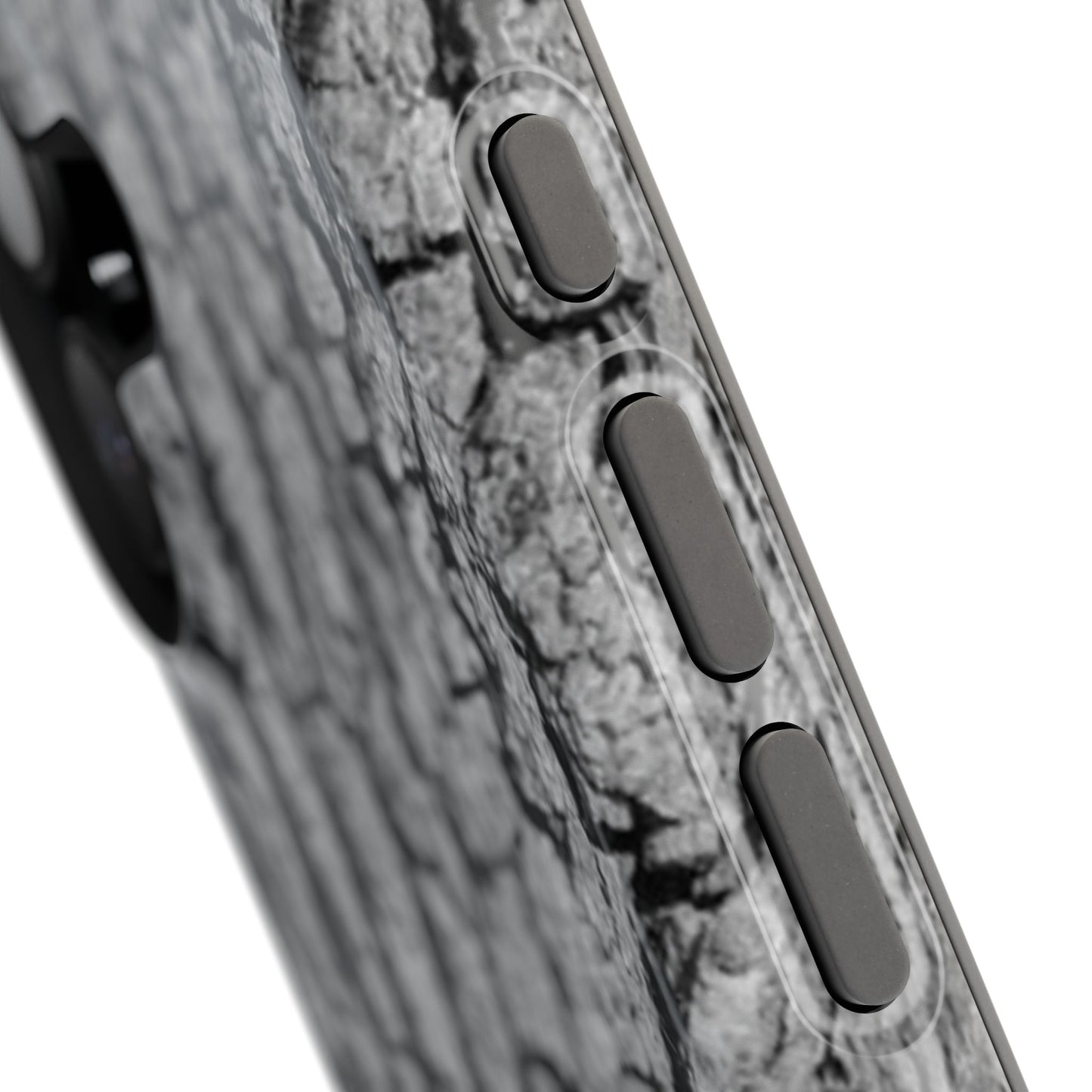Bark Texture Magnetic Impact Phone Case