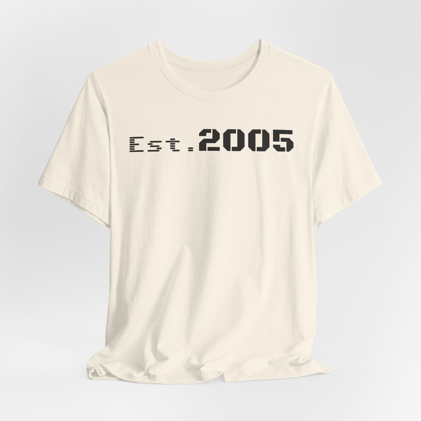 Est. 2005 Unisex Tee, Vintage T-Shirt, Custom Year Shirt, Birthday Gift, Casual Wear