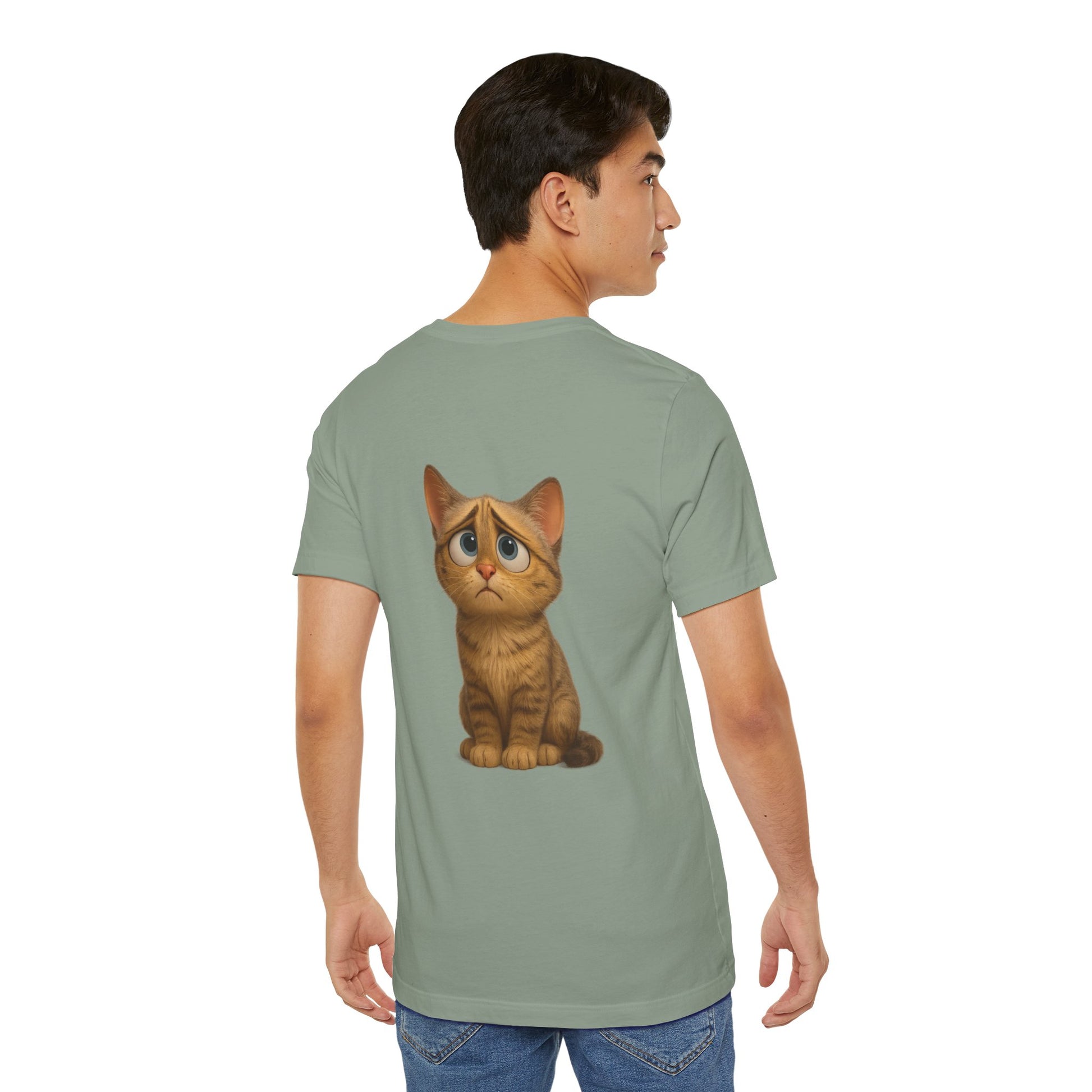 Adorable Cat Graphic Tee, Cute Pet Lover Shirt, Animal Lover Gift, Funny Cat Apparel, Birthday, Christmas, Everyday Use - TRV