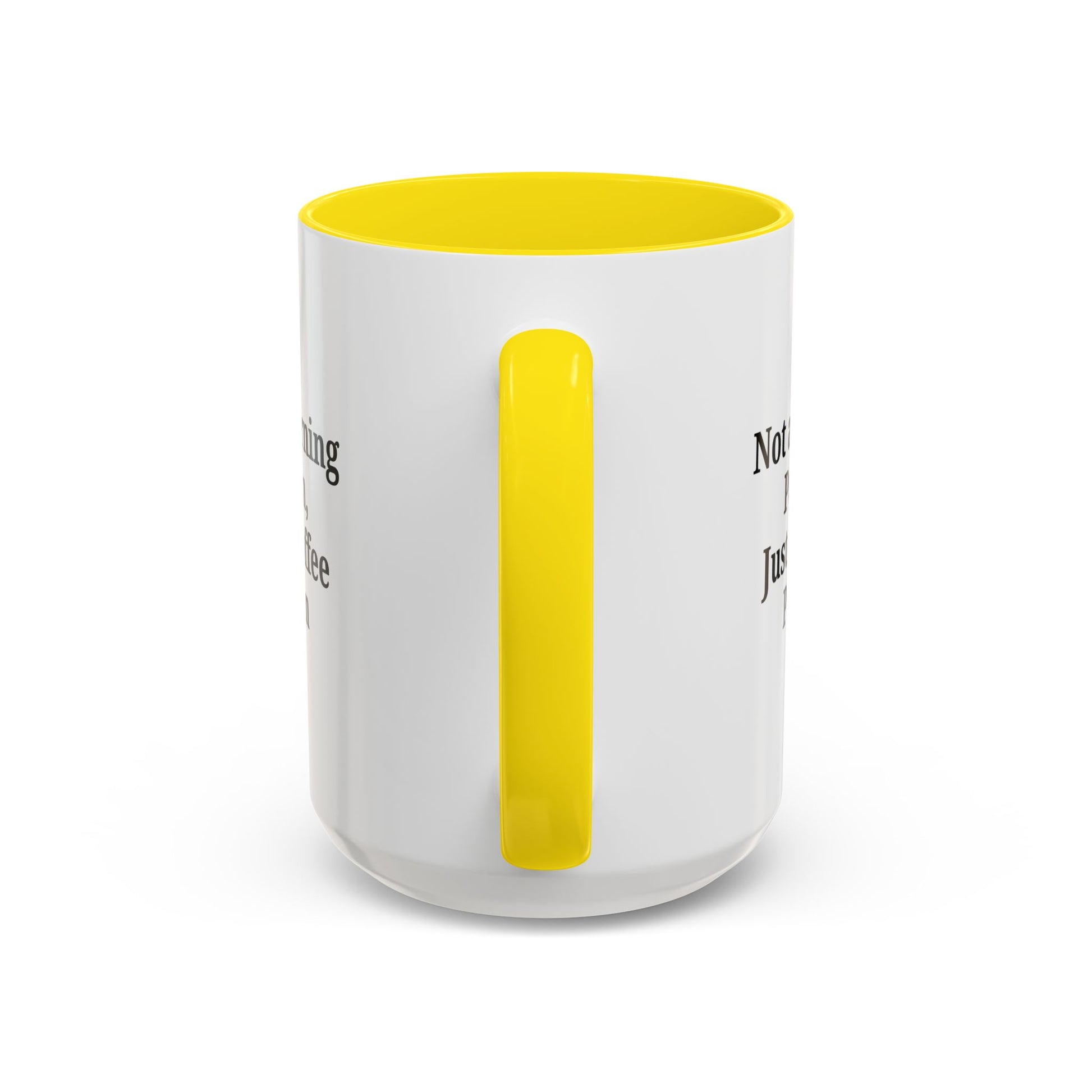 Coffee Lover's Accent Mug, Perfect for Gifting, Home Office Decor, Not a Morning Person, Coffee Enthusiast, Funny Coffee Mug - TRV