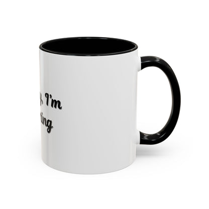 Introvert Coffee Mug - Go Away, I'm Introverting - Black Accent for Relaxing Moments - TRV