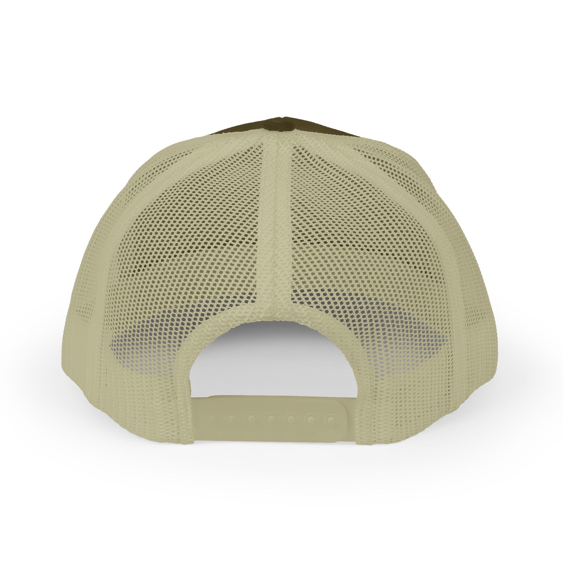 Vintage baseball snapback trucker cap with batter silhouette print, designed by Printify, featuring a classic and stylish hat design.