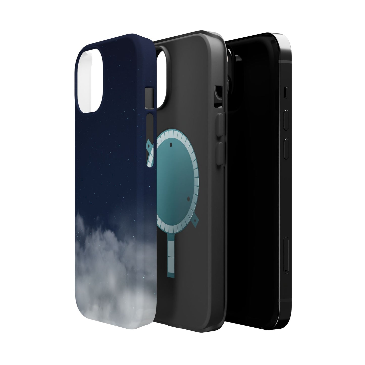 Night Sky Magnetic Impact-Resistant Phone Case — Foggy Cloud Design