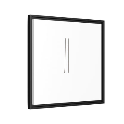 Minimal Line Art | Matte Canvas Framed