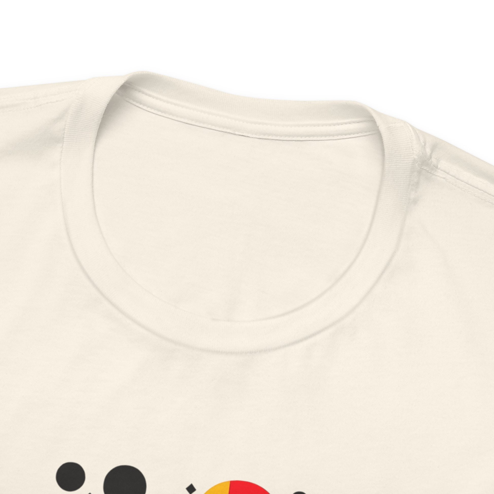 Artistic Heart Unisex Jersey Tee - Vibrant Graphic Tee, Casual Wear, Gift for Art Lovers, Birthday Surprise, Everyday Comfort - TRV