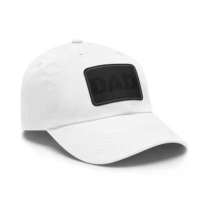 Stylish Dad Hat with Leather Patch | Perfect Gift for Fathers Day, Casual Wear, Dad's Birthday, Outdoor Activities
