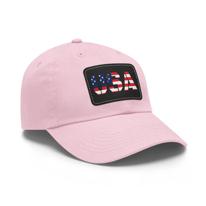 Dad Hat with USA Leather Patch - TRV