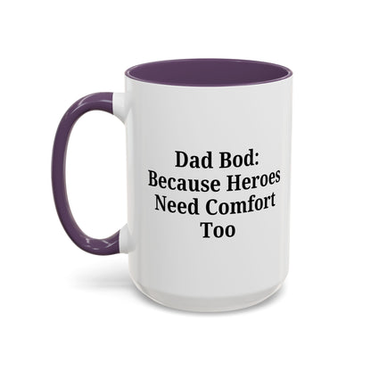 Dad Bod Coffee Mug - Perfect Gift for Fathers, Comfort Mug, Dad Humor, Father's Day Gift, Coffee Lovers - TRV