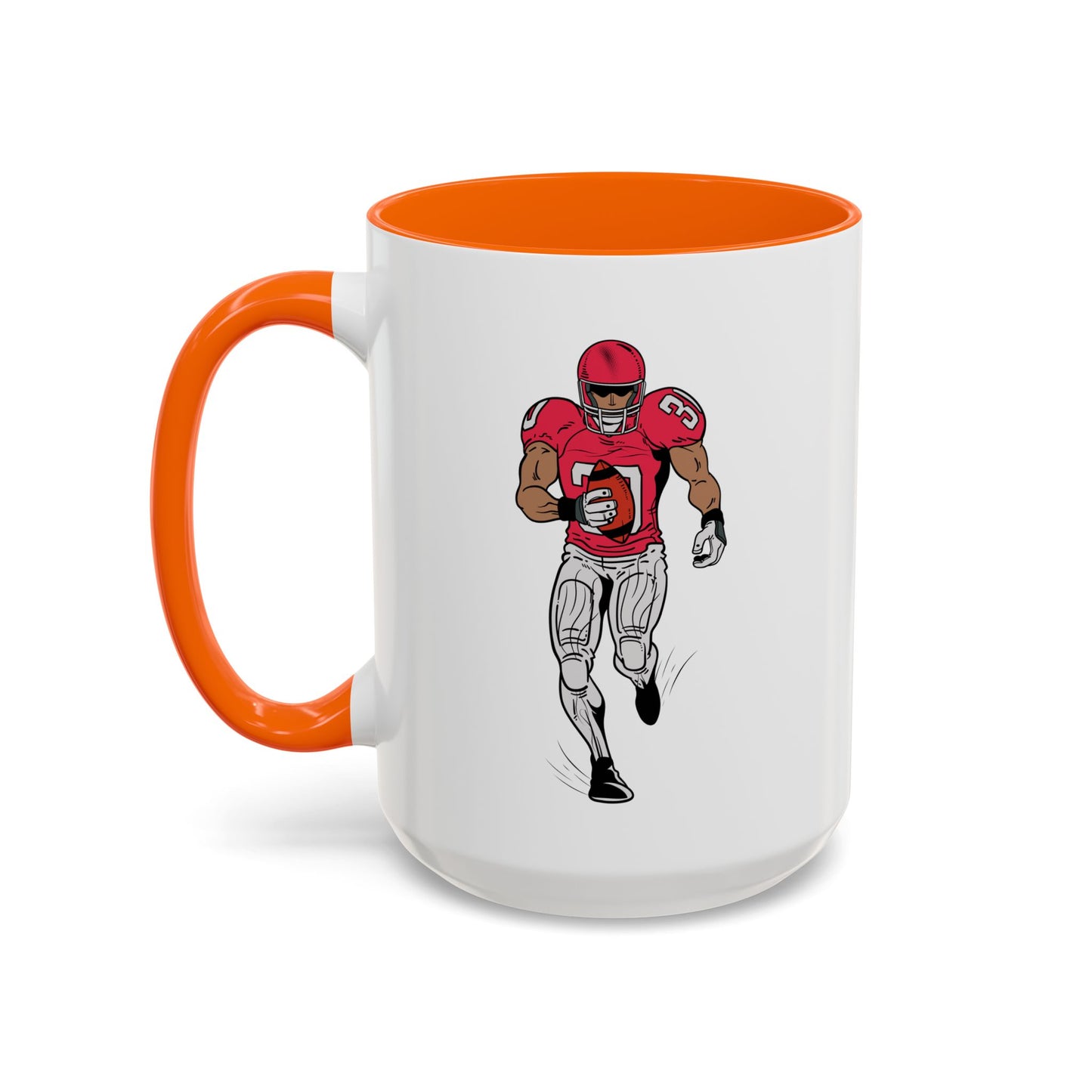 Football Player Coffee Mug, Sports Fan Gift, Motivational Coffee Cup, Game Day Mug, Unique Sports Merchandise