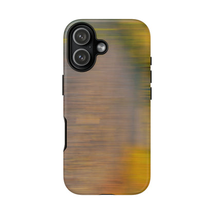 Autumn Blur Tough Phone Case — Fall Colors Protective iPhone Cover
