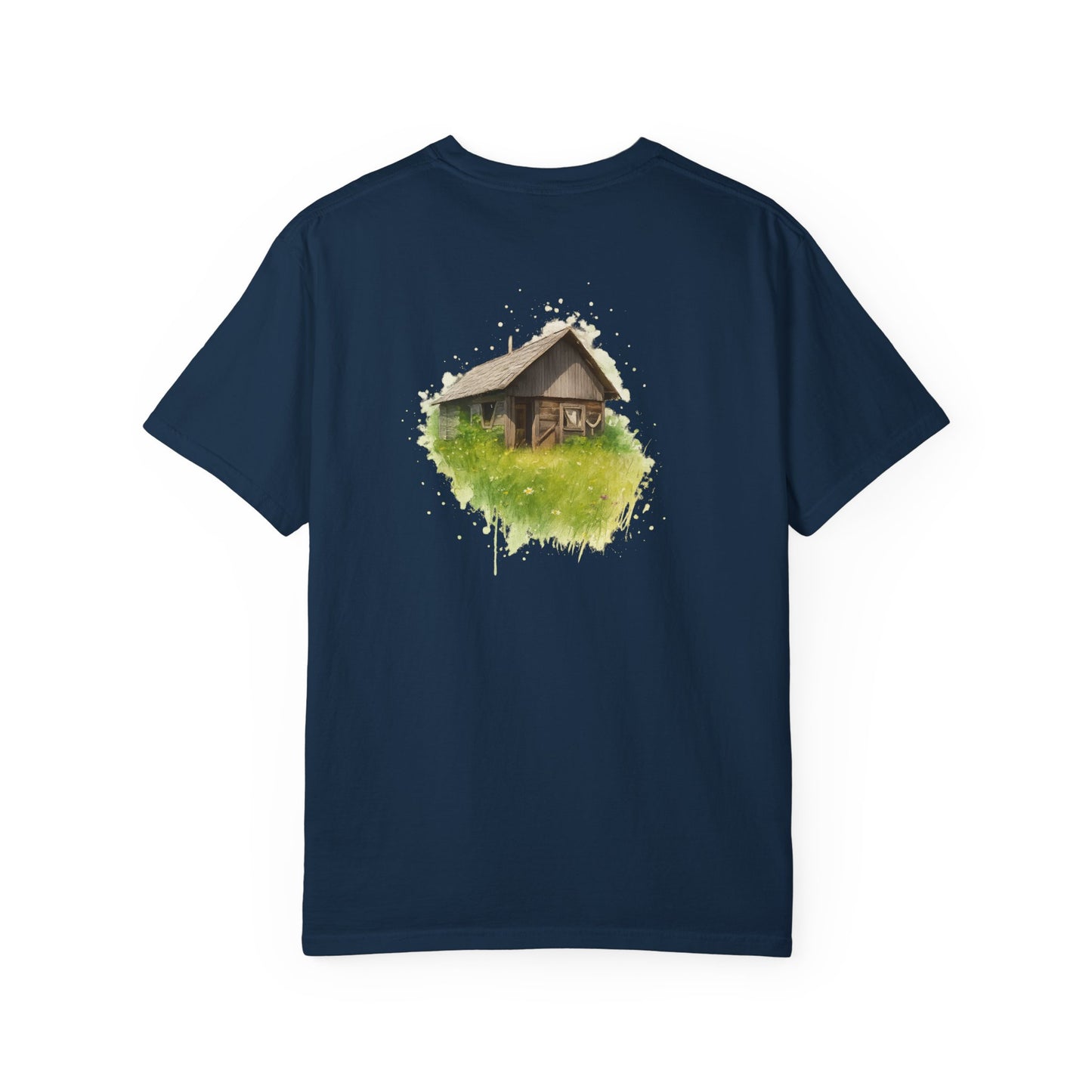 Nature-Inspired Unisex Garment-Dyed T-Shirt, Eco-Friendly Tee, Summer Casual Wear, Gift for Nature Lovers, Relaxed Fit T-Shirt - TRV