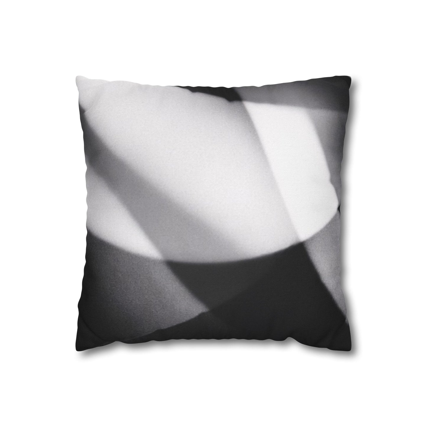 Abstract Black and White Photo Pillowcase, Square Pillowcase
