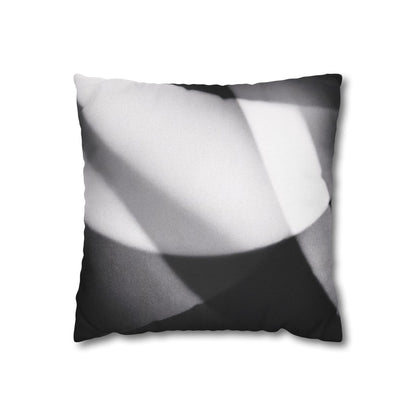 Abstract Black and White Photo Pillowcase, Square Pillowcase