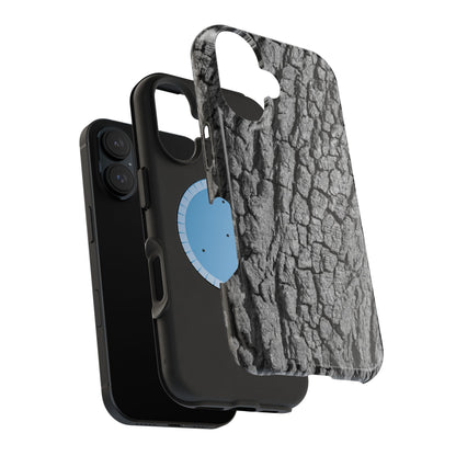 Bark Texture Magnetic Impact Phone Case