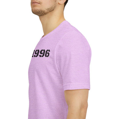 Established 1996 Unisex T-Shirt, Vintage Year Tee, Birth Year Gift, Casual Fashion, Personalized Graphic Tee - TRV