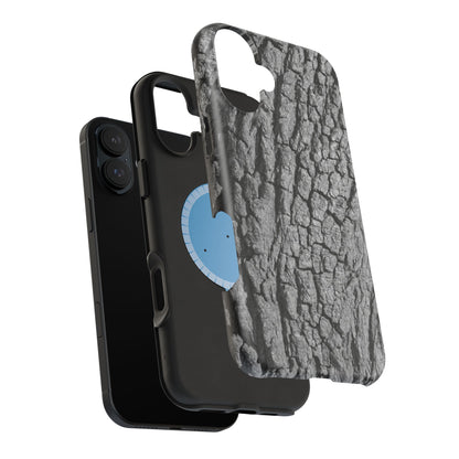 Bark Texture Magnetic Impact Phone Case
