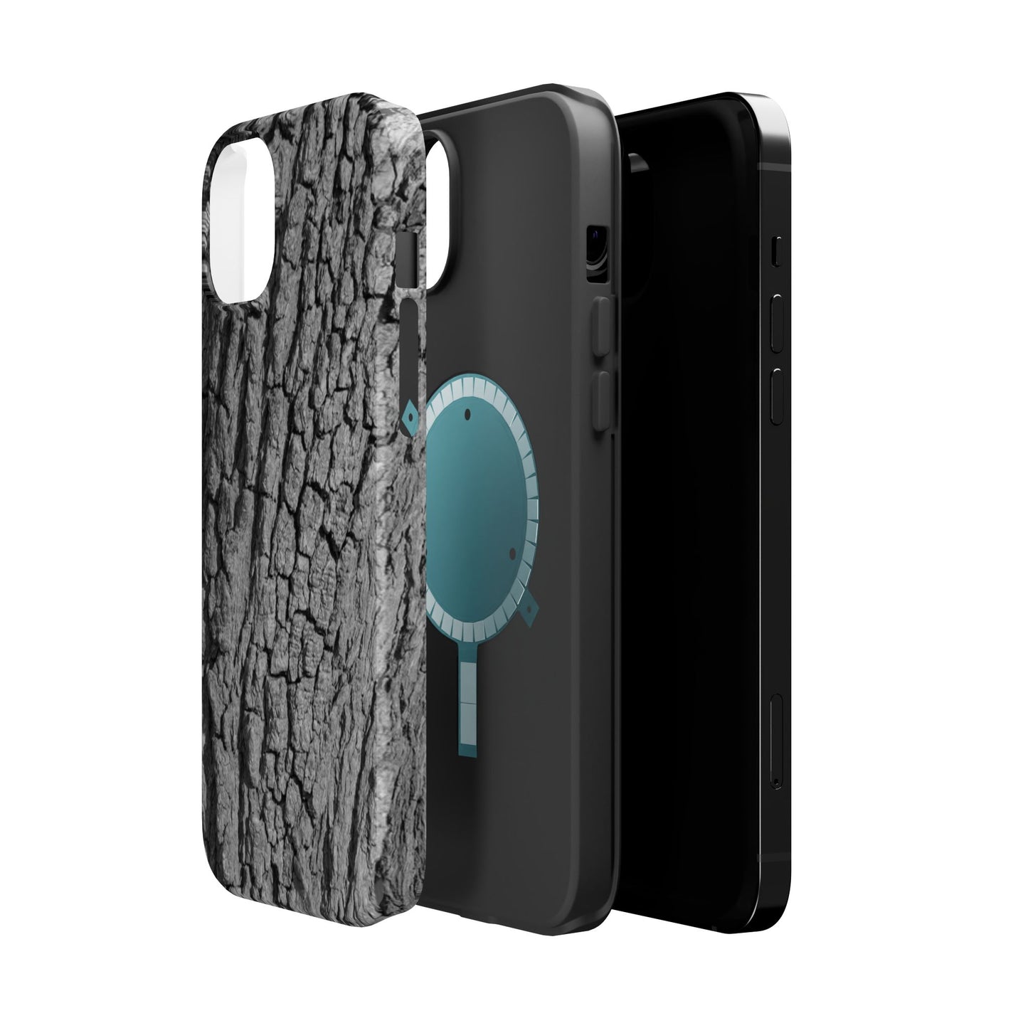 Bark Texture Magnetic Impact Phone Case