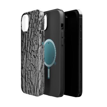 Bark Texture Magnetic Impact Phone Case