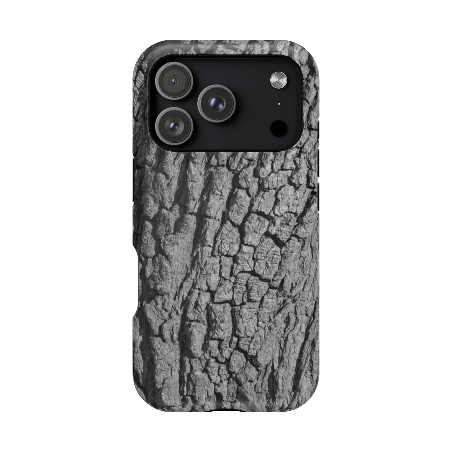 Bark Texture Magnetic Impact Phone Case