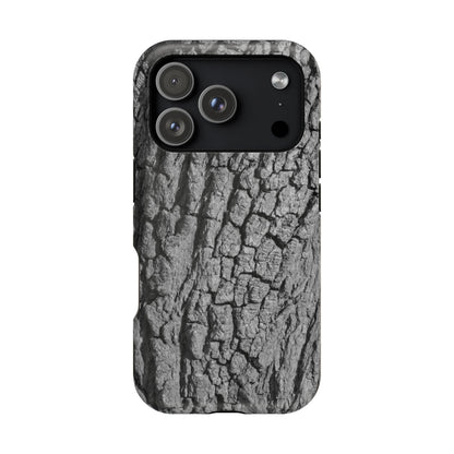 Bark Texture Magnetic Impact Phone Case