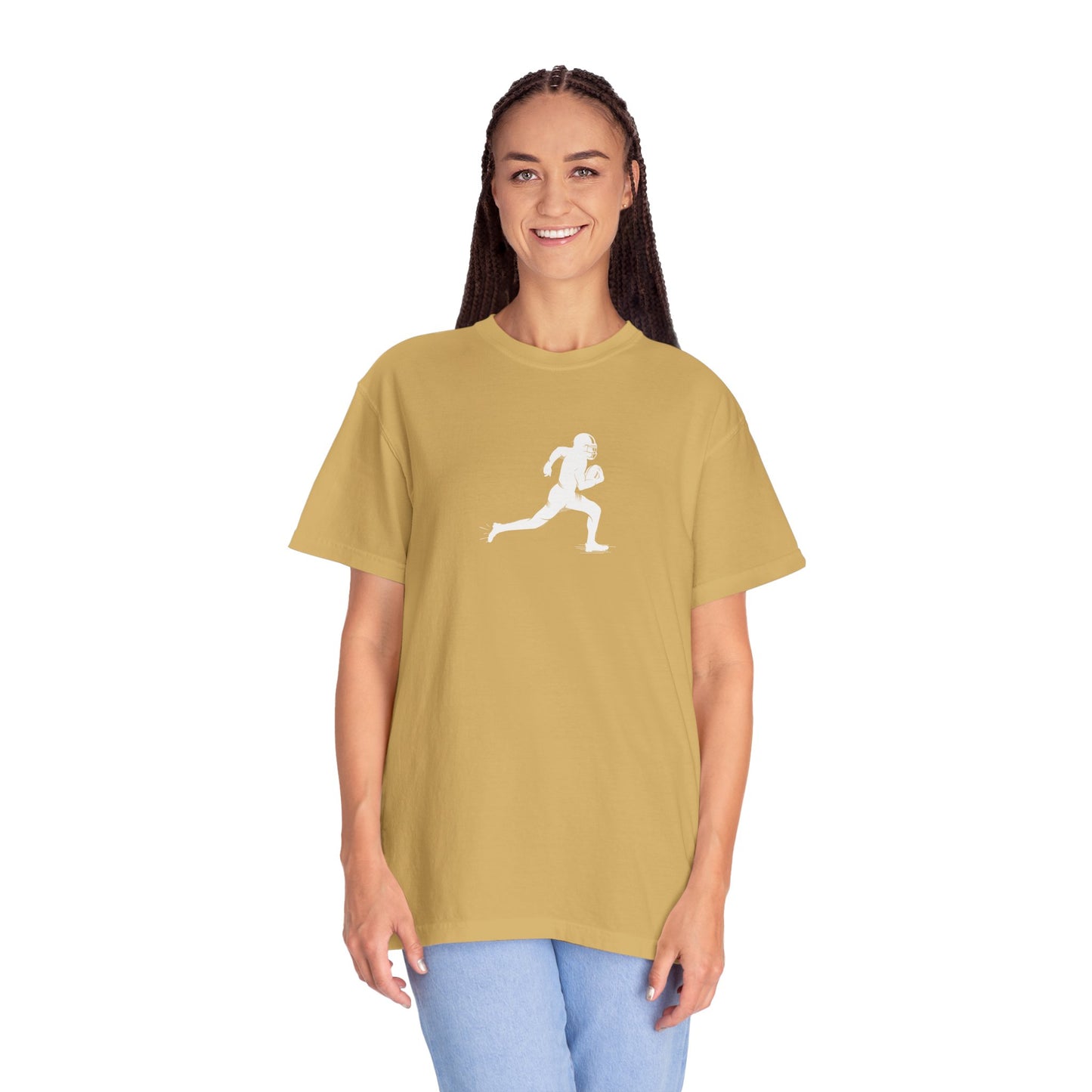 Unisex Football Player T-Shirt | Comfortable Sports Tee, Gift for Runners, Casual Wear, Workout Clothing, Everyday Style - TRV
