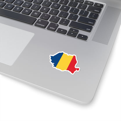 Romania Flag Kiss-Cut Stickers | Laptop Decals, Car Stickers, Travel Accessories, Gift for Romanians, Home Decor