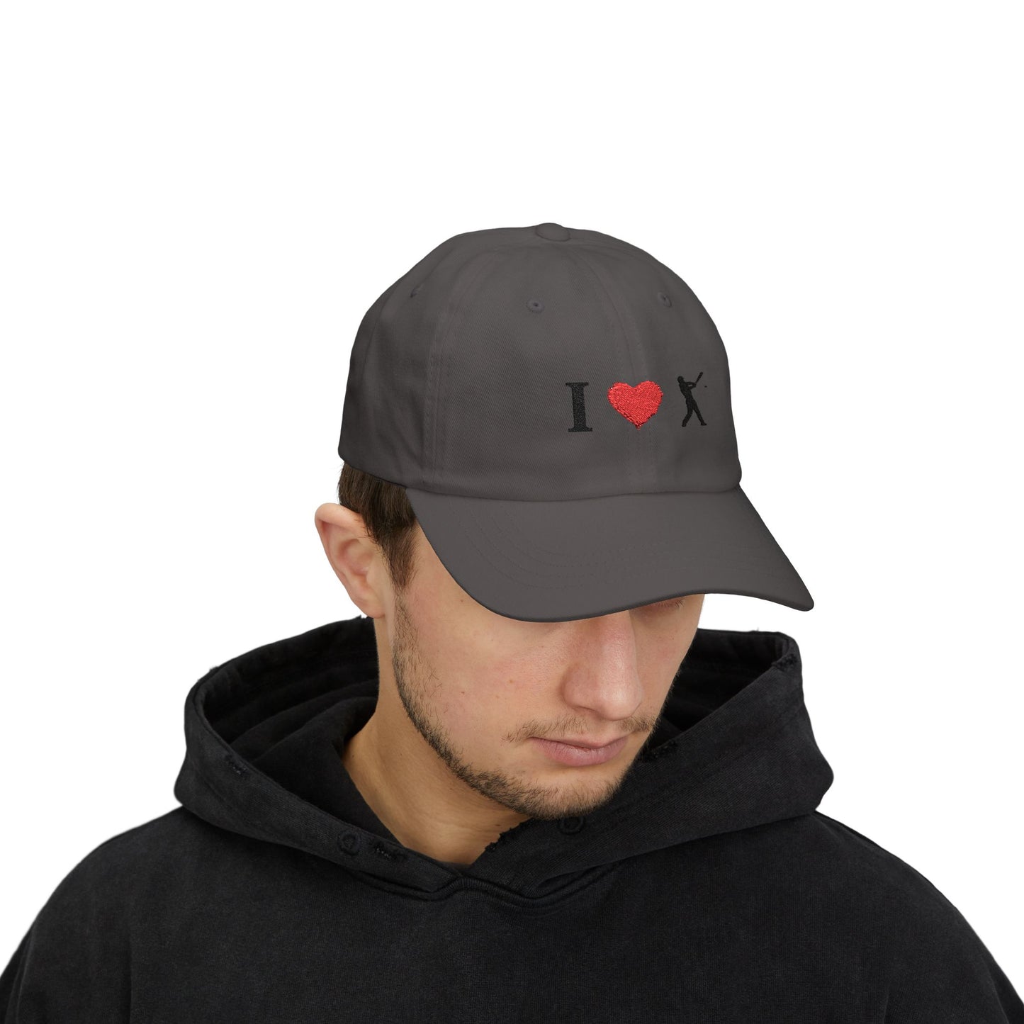 I Love Baseball Dad Cap, Sporty Hat for Dads, Baseball Lover Gift, Father's Day Gift, Casual Everyday Wear - TRV