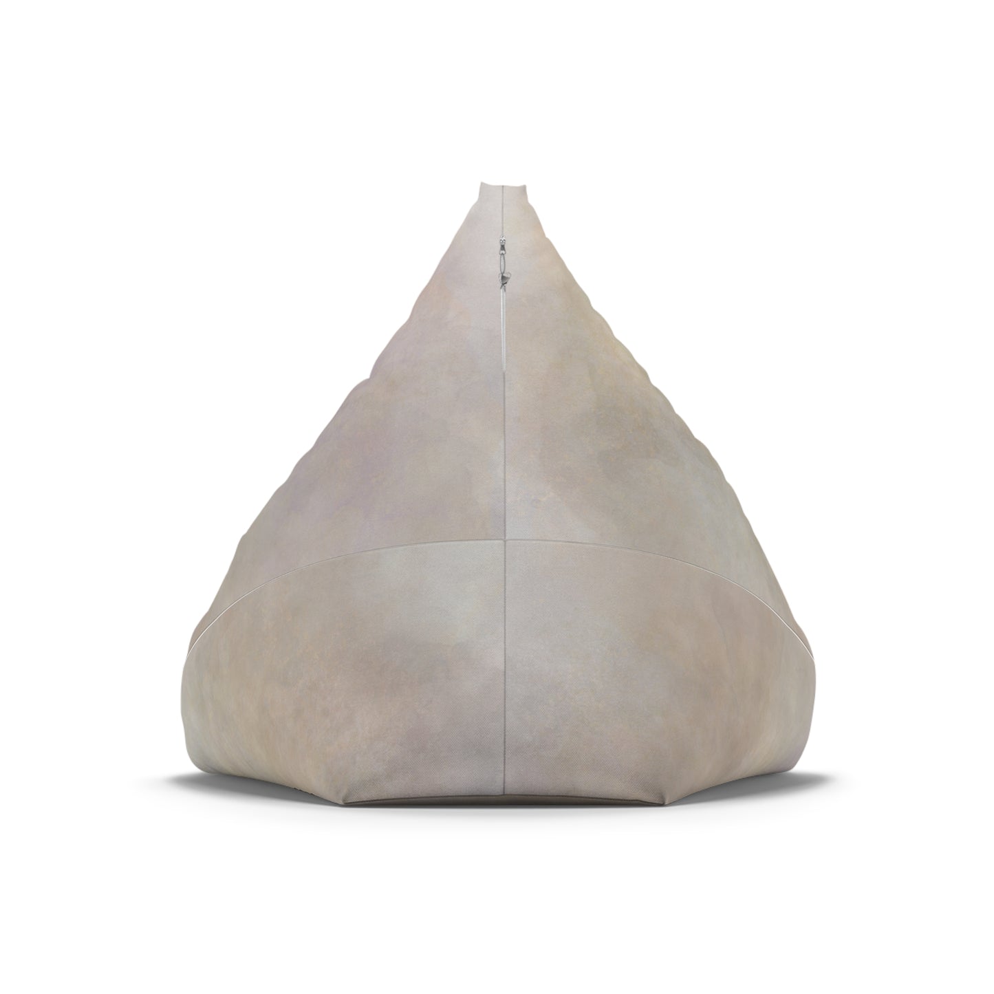 Neutral Marble Texture Bean Bag Chair Cover | Beige Stone Print