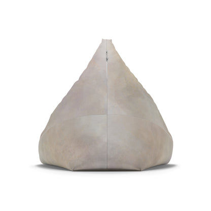 Neutral Marble Texture Bean Bag Chair Cover | Beige Stone Print