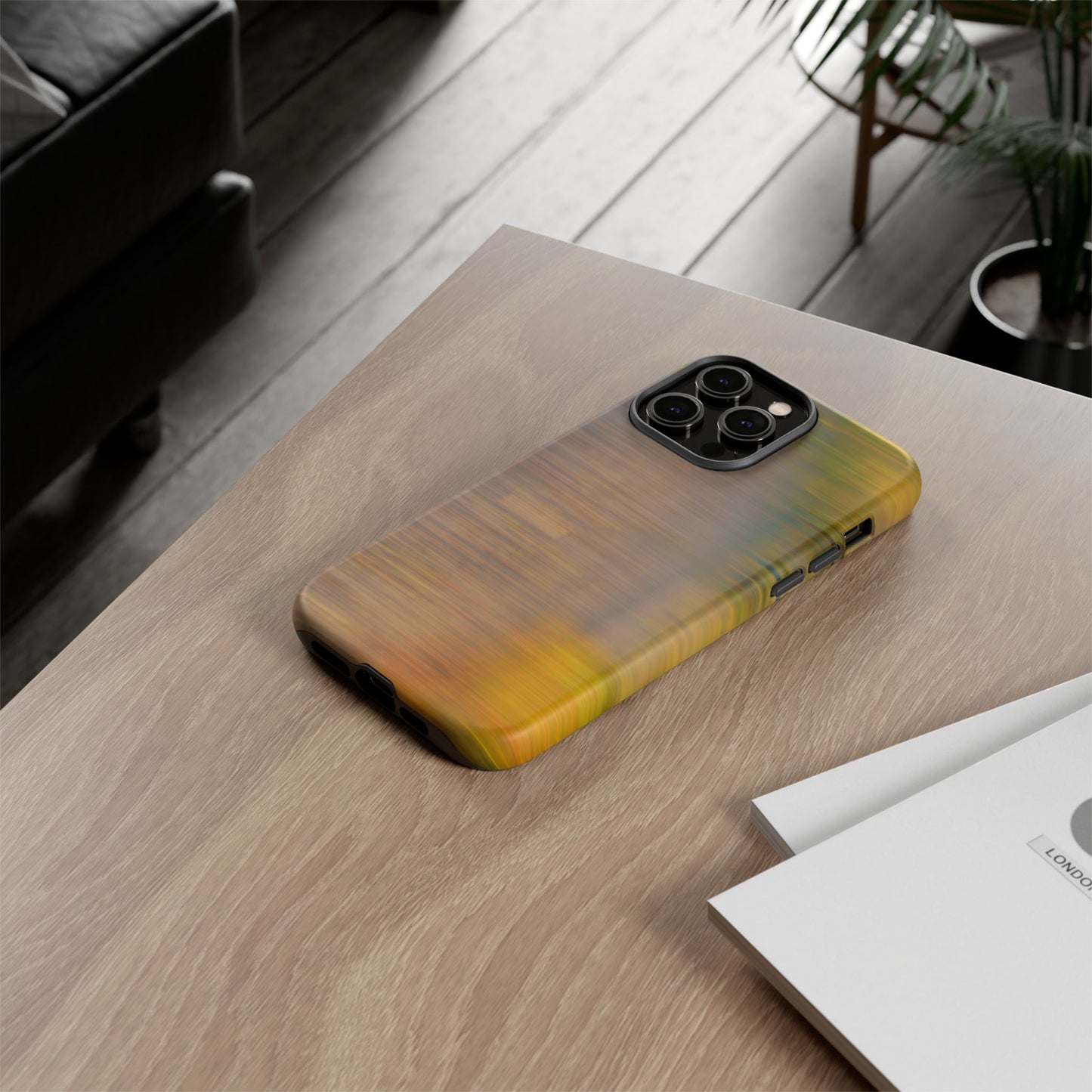 Autumn Blur Tough Phone Case — Fall Colors Protective iPhone Cover