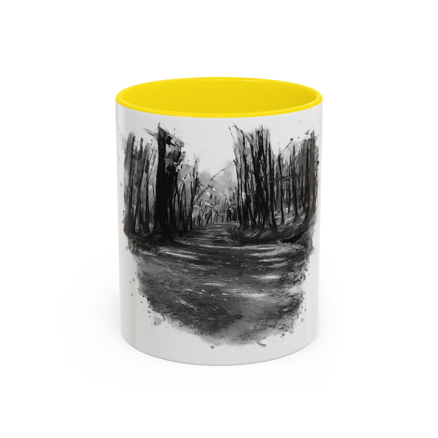 Moody Abstract Forest Coffee Mug | Unique Gift for Nature Lovers, Cozy Home Decor, Perfect for Coffee, Tea, and Hot Chocolate - TRV