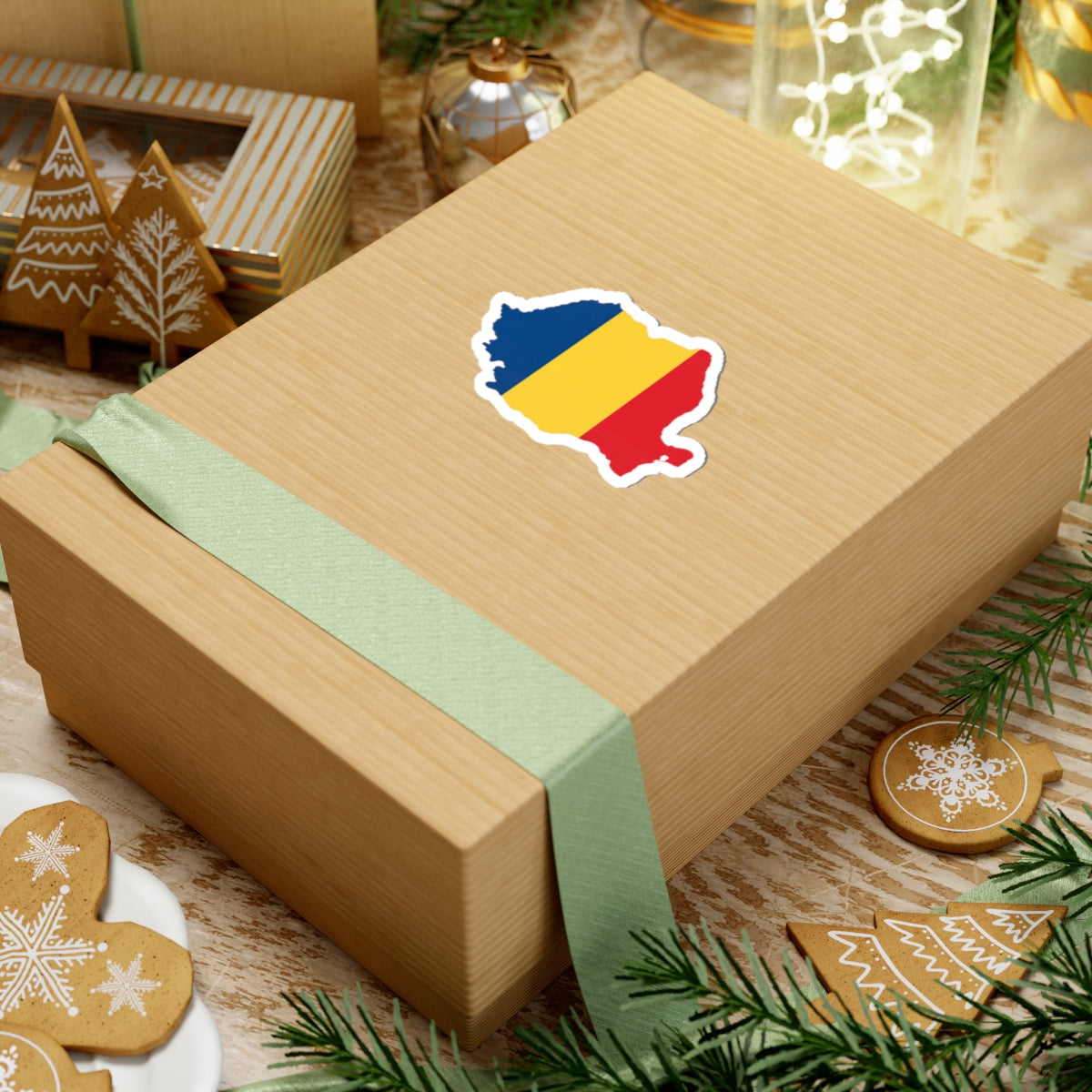 Romania Flag Kiss-Cut Stickers | Laptop Decals, Car Stickers, Travel Accessories, Gift for Romanians, Home Decor