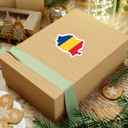 Romania Flag Kiss-Cut Stickers | Laptop Decals, Car Stickers, Travel Accessories, Gift for Romanians, Home Decor
