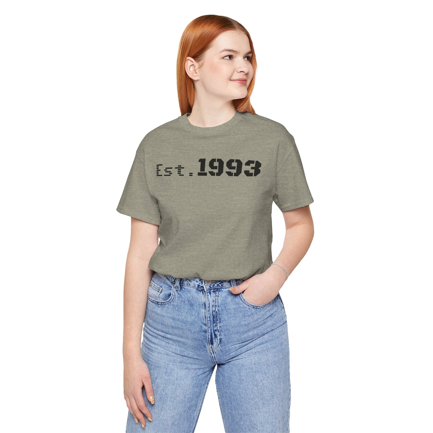 Est. 1993 Unisex Short Sleeve Tee - Perfect for Birthdays, Nostalgia, Casual Wear, Gifts, and Celebrations - TRV
